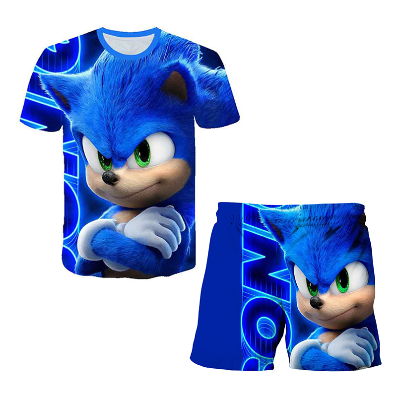 Baby Nursery Ideas Boy - Summer New T-shirts Boys Sonics T-shirt