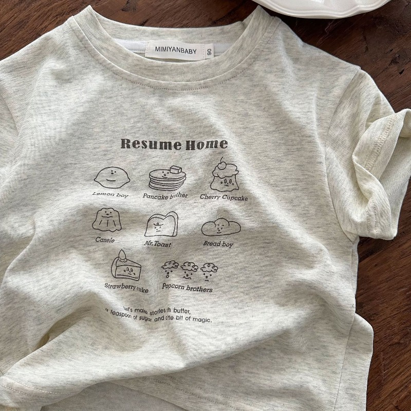 Baby Nursery Ideas Boy - 2026 Summer Baby T-shirts Cartoon Letters