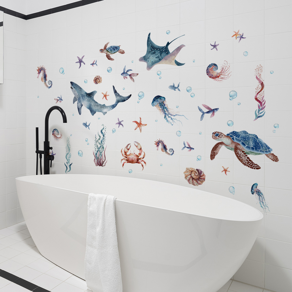 Baby Nursery Under The Sea - Under The Sea Marine Life Wall