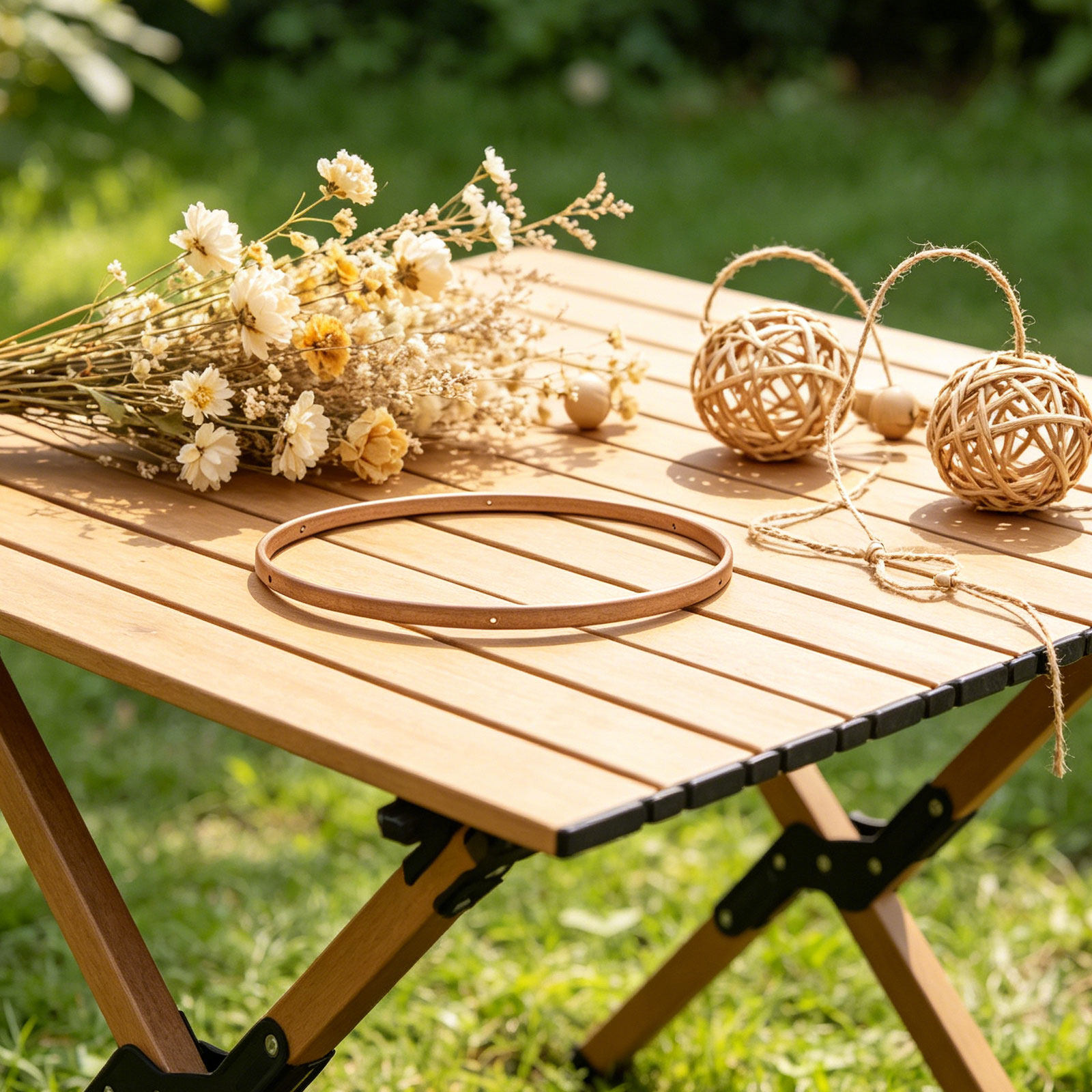 Baby Nursery Frames - 7.8 Bamboo Rings Nursery Mobile Frame