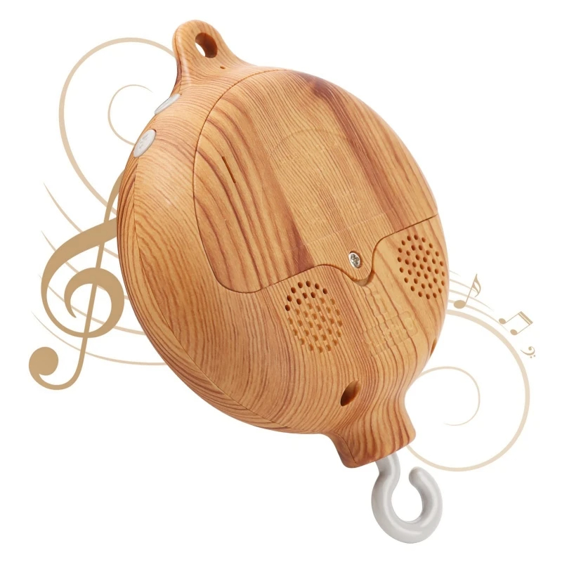 Crib Bell Rotary Music Box wit - Baby Nursery Music recension och pris