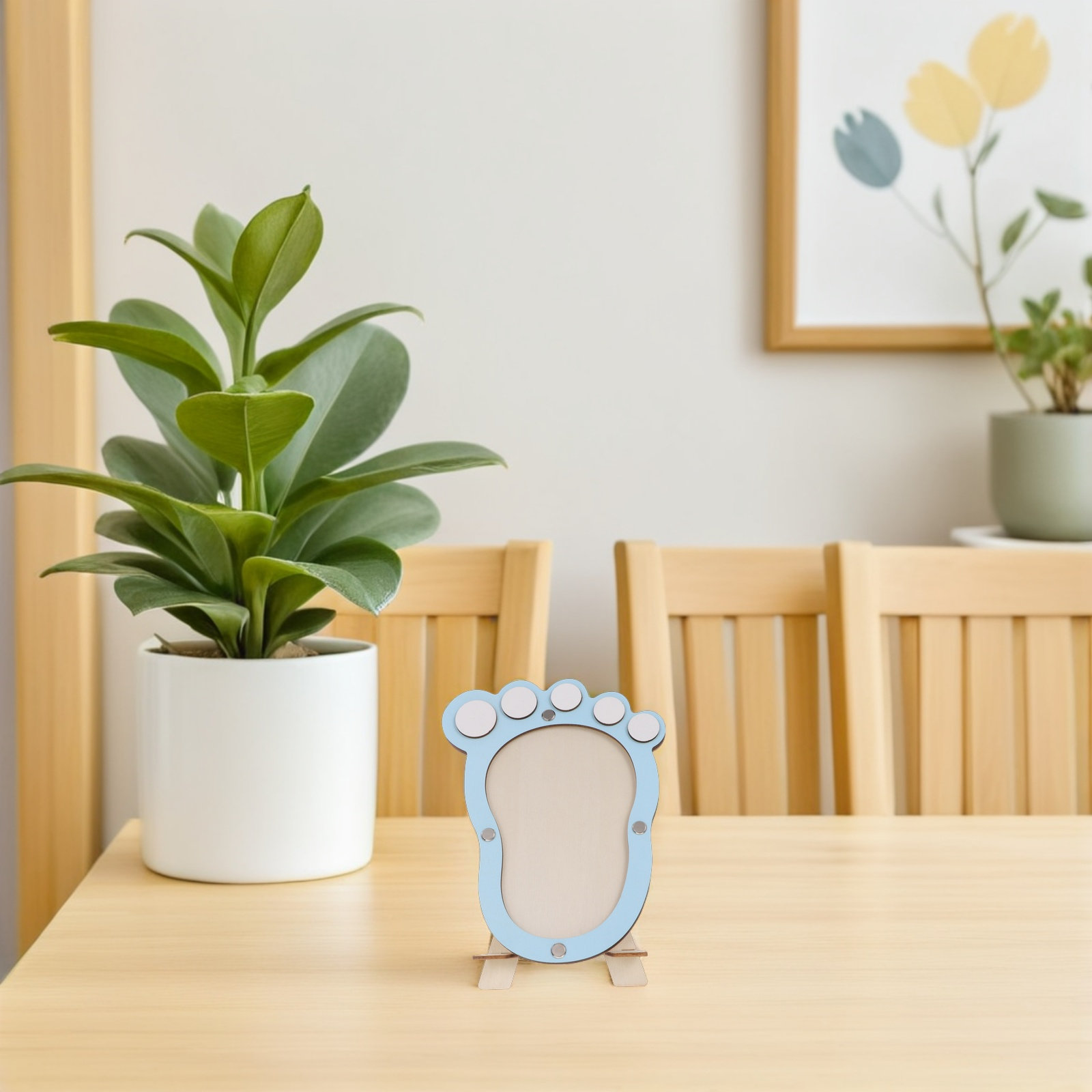 1Pcs Baby Growth Footprint Pho - Baby Nursery Frames recension och pris