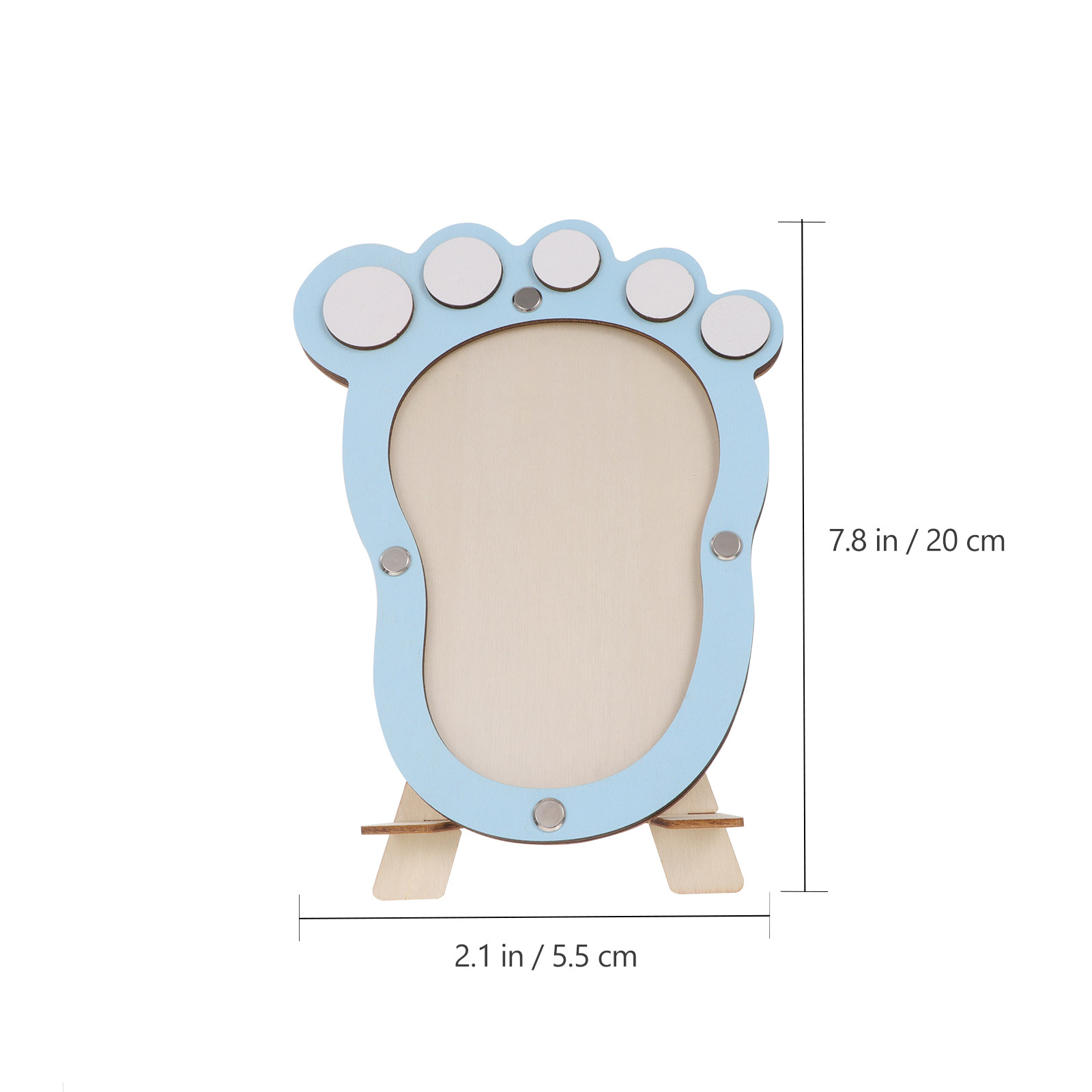 1Pcs Baby Growth Footprint Pho - Baby Nursery Frames recension och pris