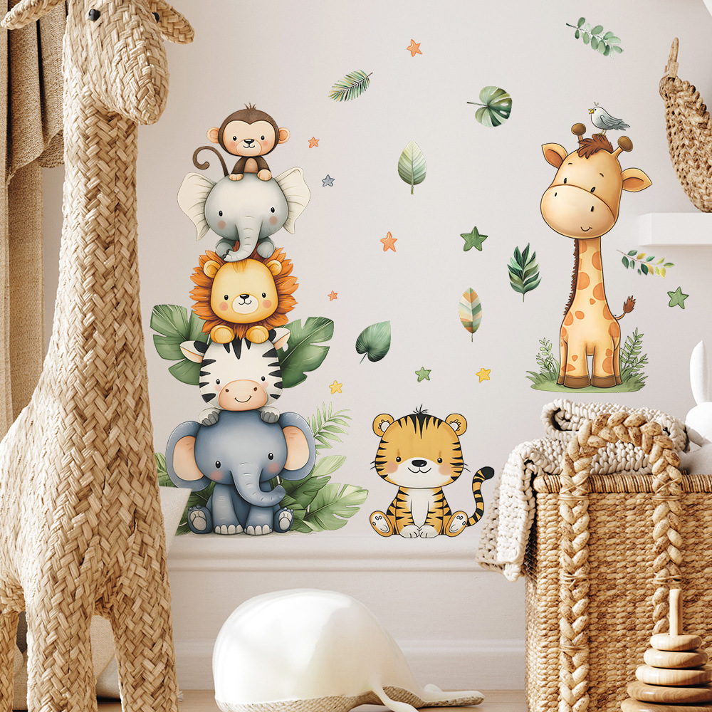 Boho Forest Animals Wall Stick - Baby Nursery Panelling recension och pris