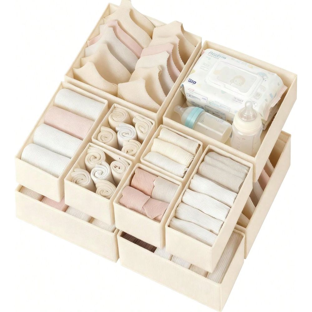 12PCS Set Drawer Organizer Clo - Baby Nursery Closet recension och pris