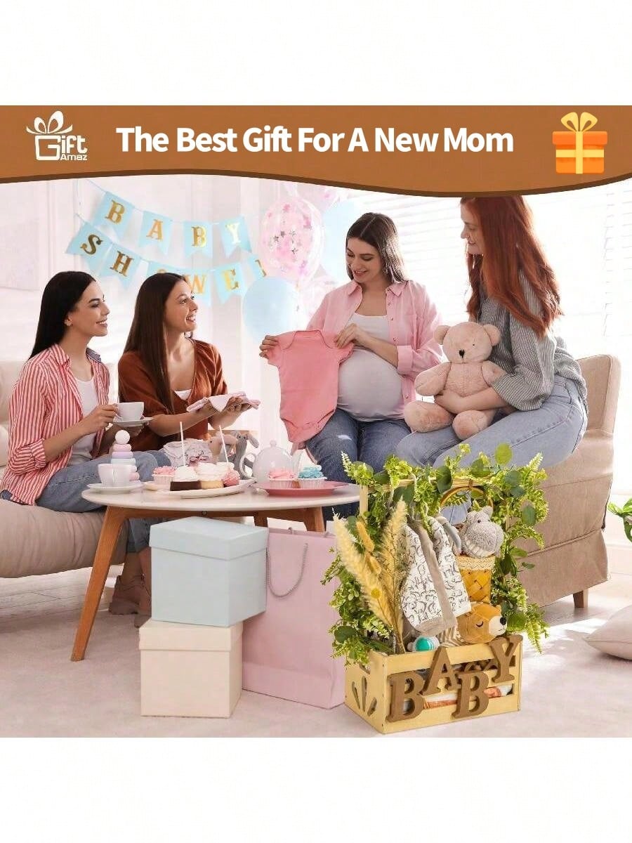 Baby Shower Crate Box With Han - Baby Nursery Unit recension och pris