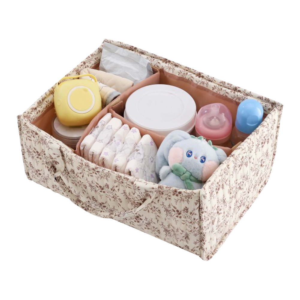 Floral Nursery Storage Basket  - Baby Nursery Essentials recension och pris