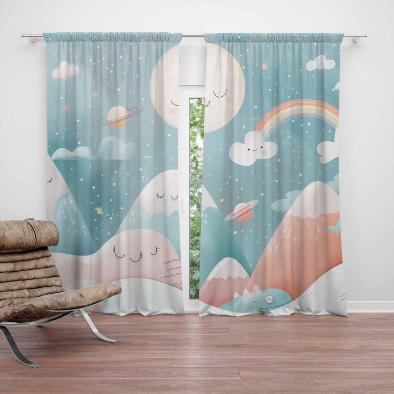 Mountain Rainbow Baby Nursery  - Baby Nursery Curtains recension och pris