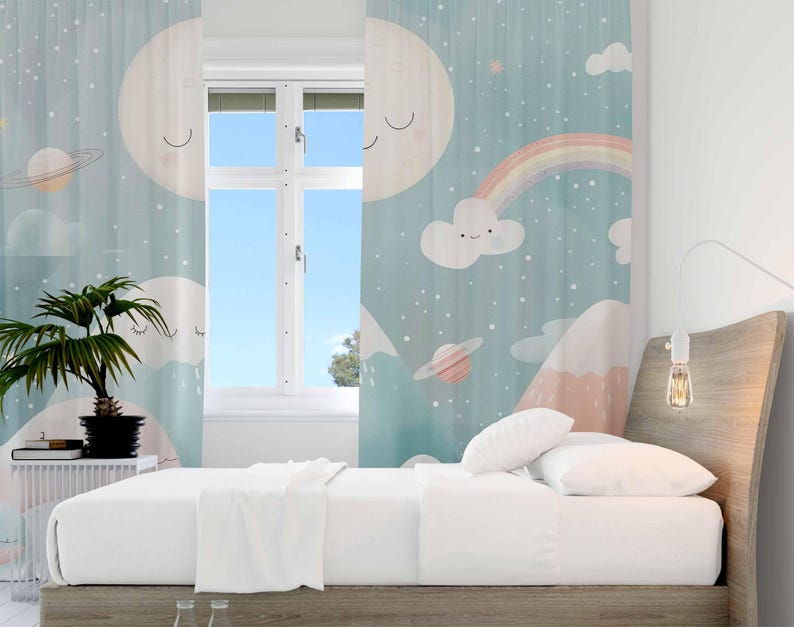 Mountain Rainbow Baby Nursery  - Baby Nursery Curtains recension och pris