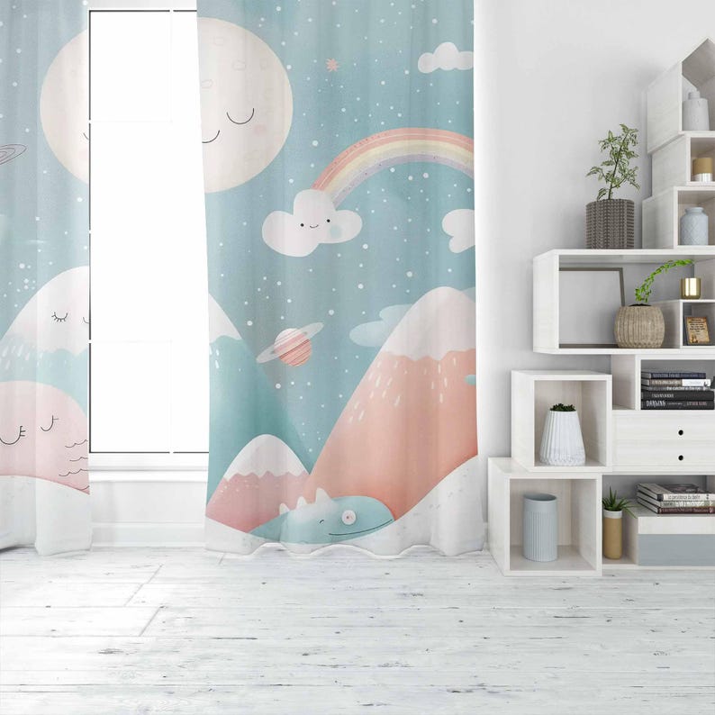 Mountain Rainbow Baby Nursery  - Baby Nursery Curtains recension och pris