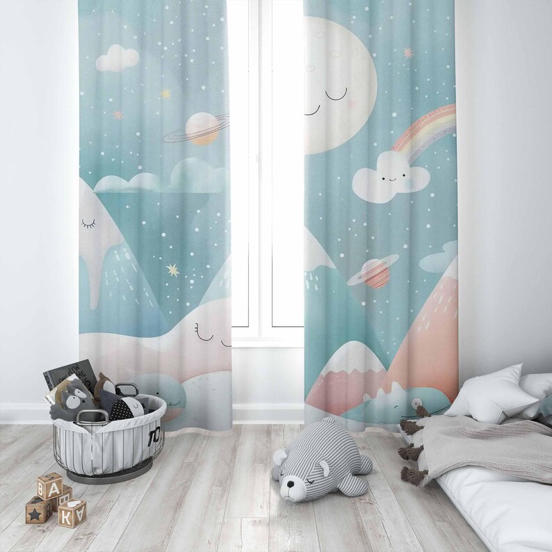 Mountain Rainbow Baby Nursery  - Baby Nursery Curtains recension och pris