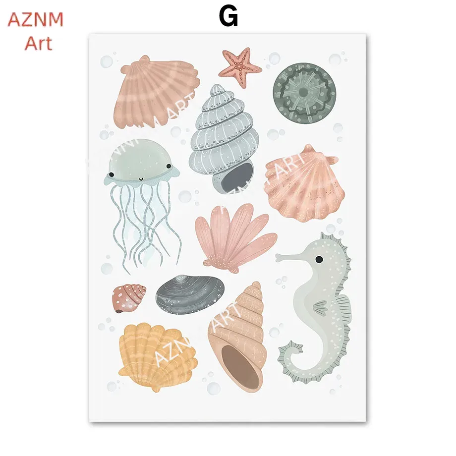 Under the Sea Nursery Wall Art - Baby Nursery Under The Sea recension och pris