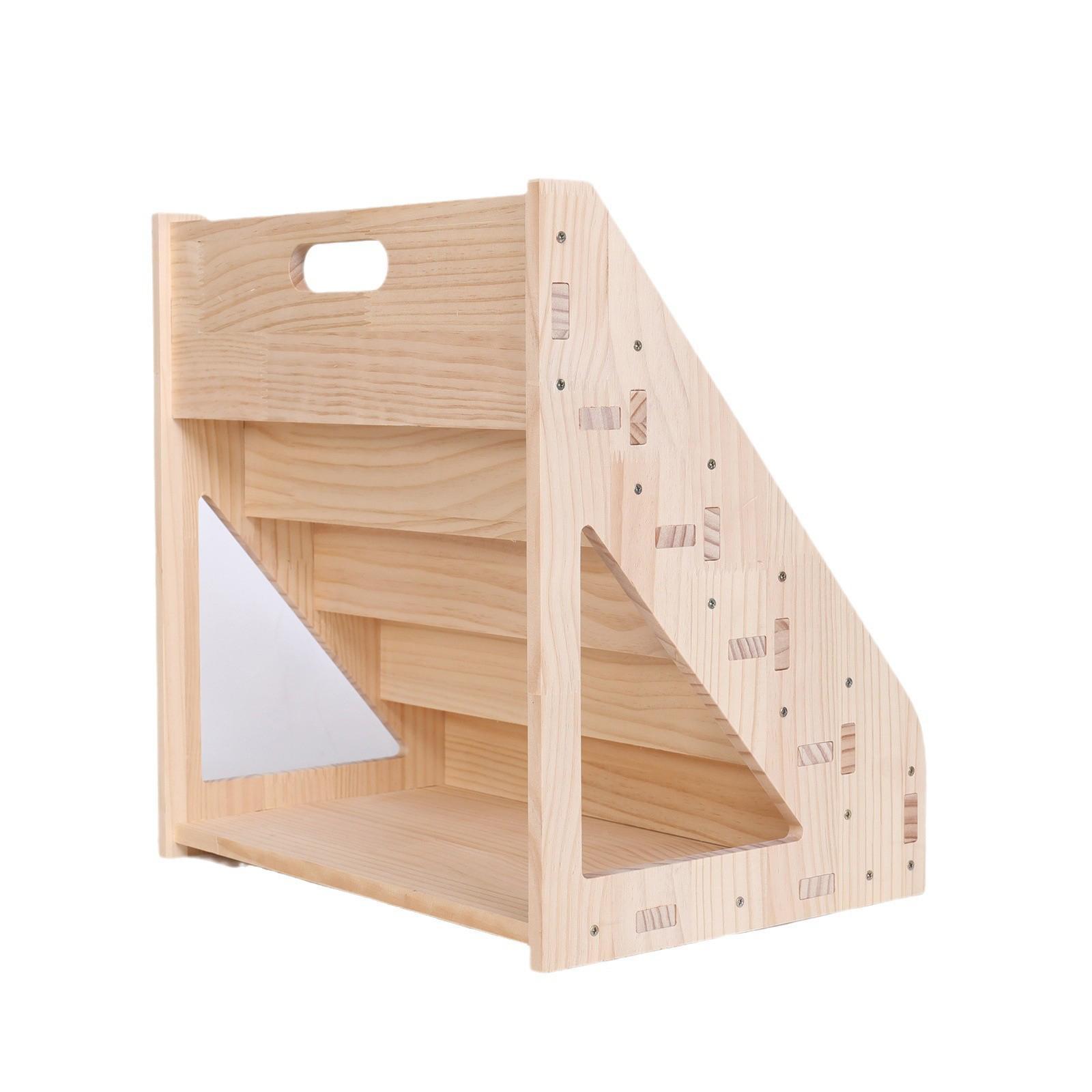 Kids Bookshelf Wooden Storage  - Baby Nursery Unit recension och pris