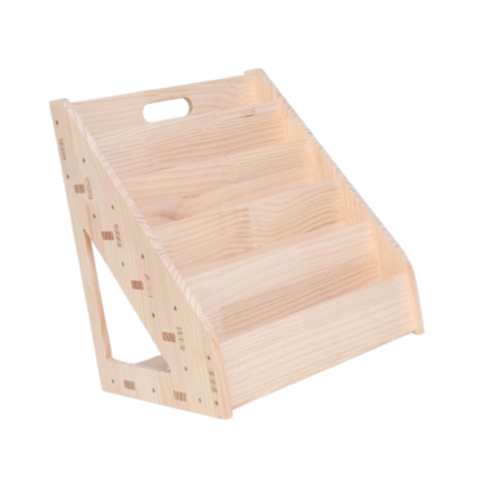 Kids Bookshelf Wooden Storage  - Baby Nursery Unit recension och pris