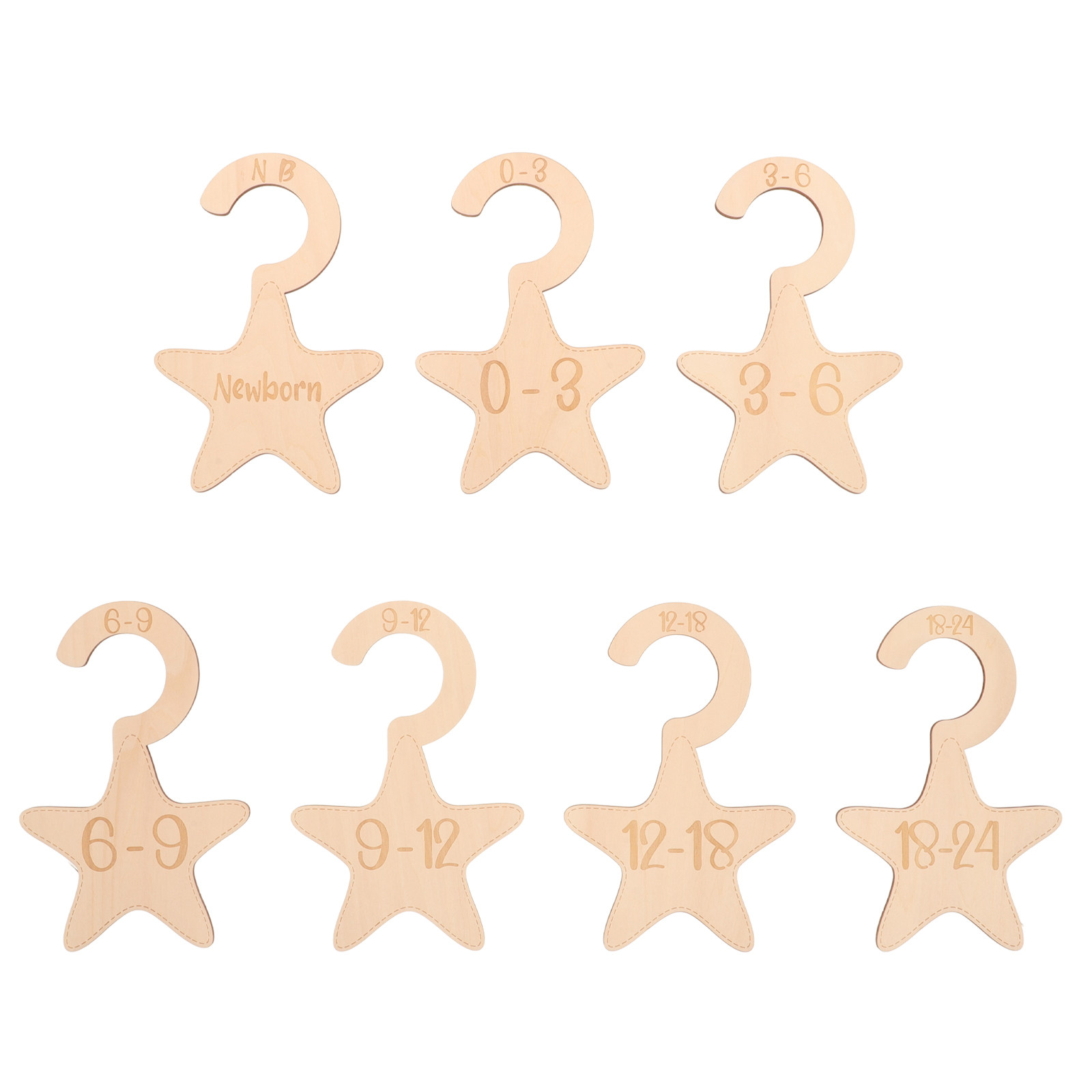 7Pcs Wooden Nursery Closet Div - Baby Nursery Closet recension och pris