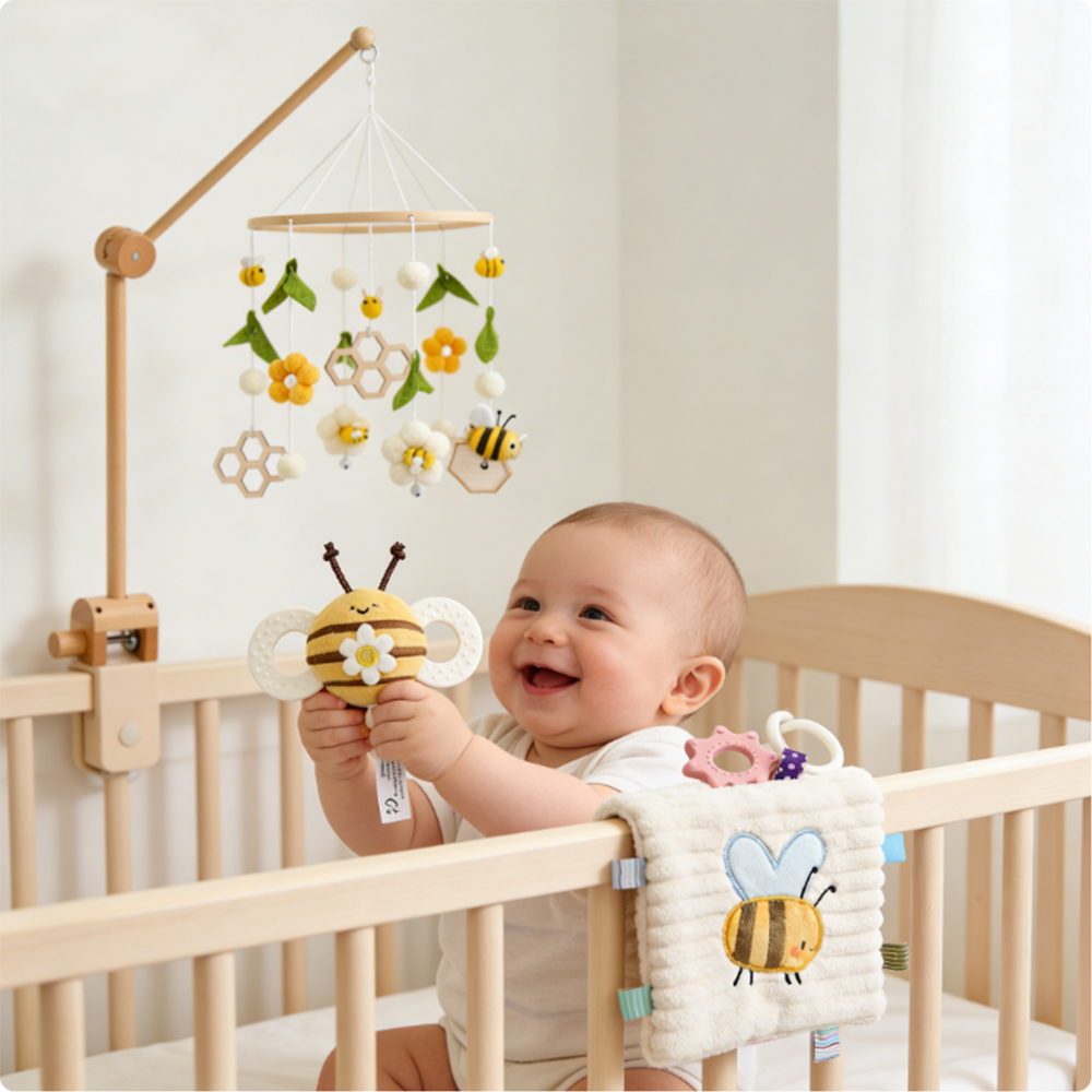Baby Crib Mobile Rattle Toy Fo - Baby Nursery Music recension och pris