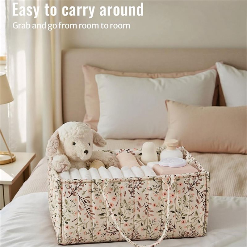 WOTT-Stylish Floral Diaper Cad - Baby Nursery Must Haves recension och pris