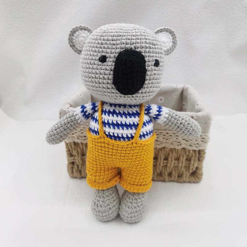 Baby Crochet Stuffed Lion Koal - Baby Nursery Dolls recension och pris