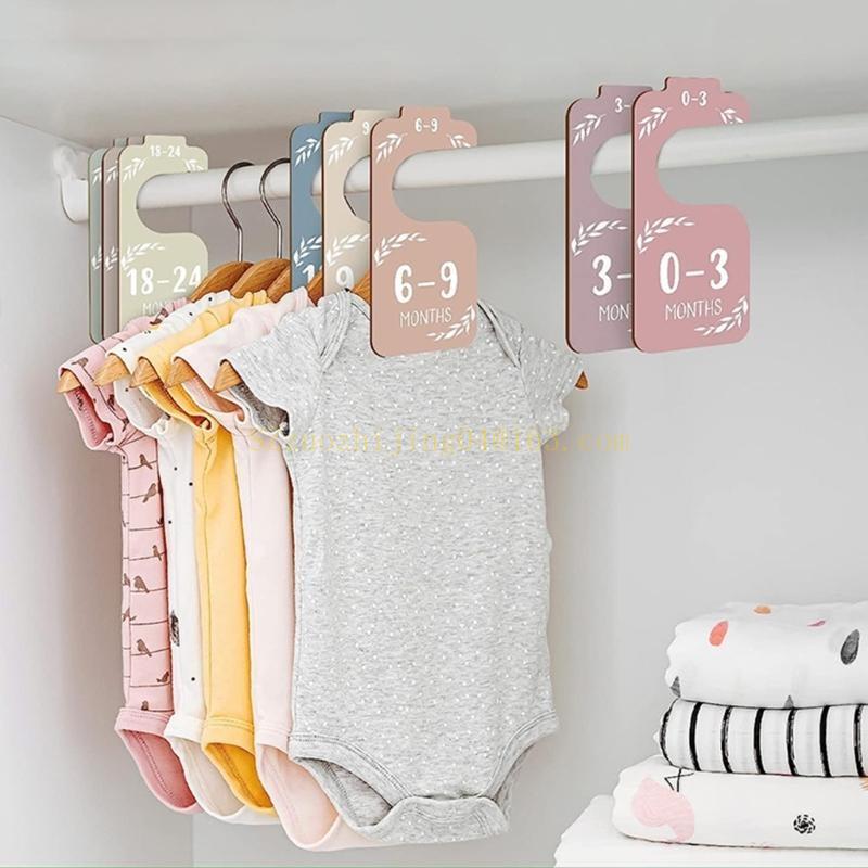 Set of 8 Baby Closet Wooden Di - Baby Nursery Closet recension och pris