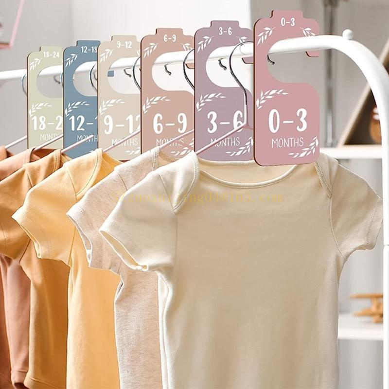 Set of 8 Baby Closet Wooden Di - Baby Nursery Closet recension och pris