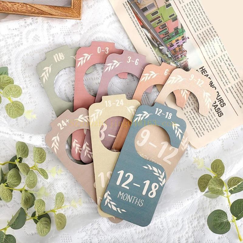 Set of 8 Baby Closet Wooden Di - Baby Nursery Closet recension och pris