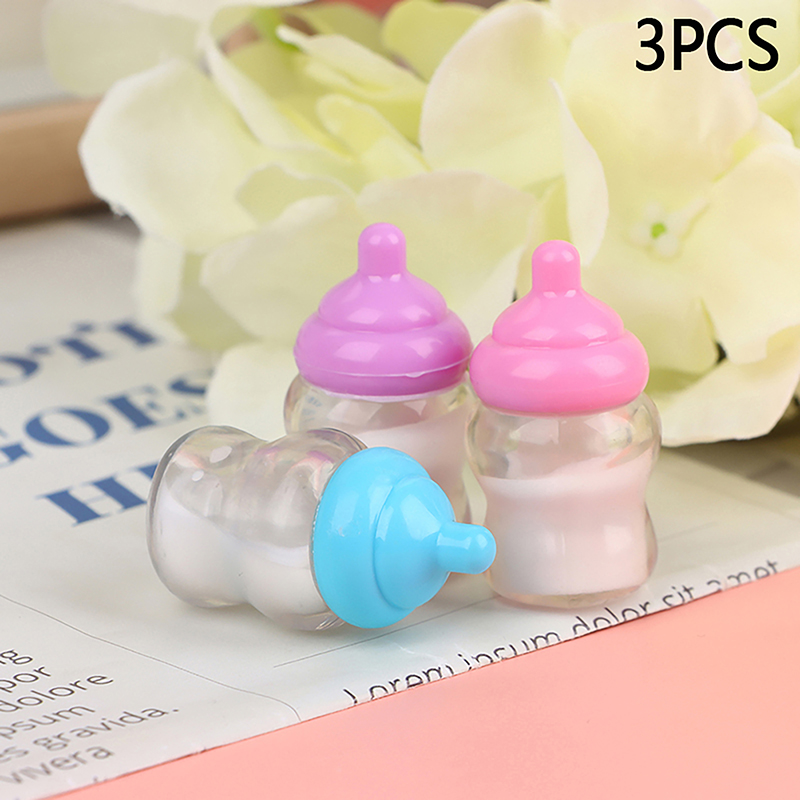 ●3PCS Dollhouse Baby Bottle Ac - Baby Nursery Dolls recension och pris
