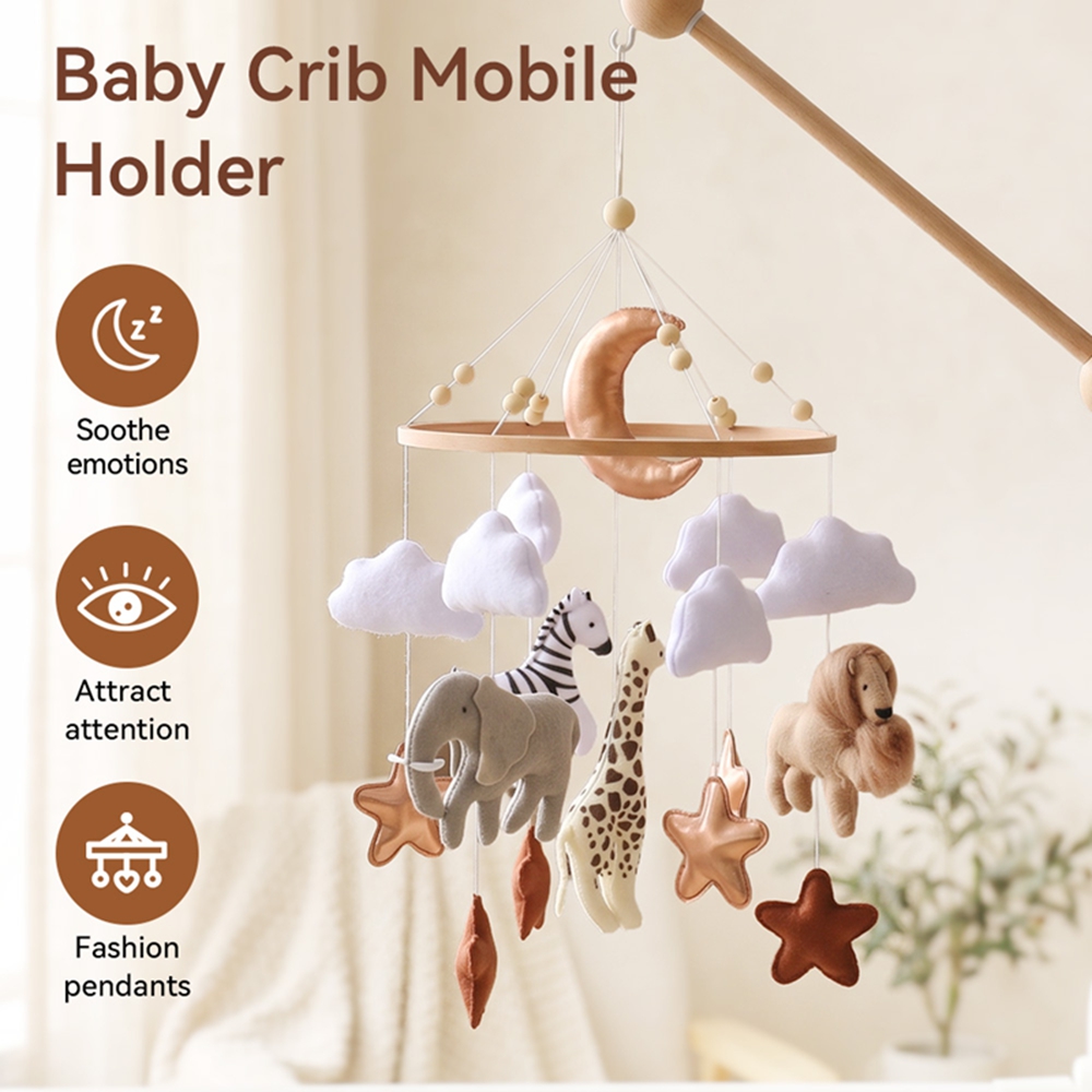 Wooden Bed Bell Baby Crib Mobi - Baby Nursery Music recension och pris