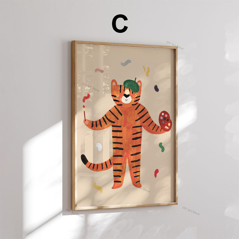 Funny Cartoon Animal Nursery W - Baby Nursery Products recension och pris