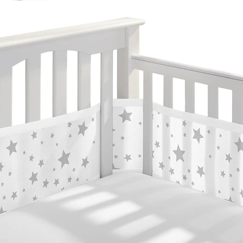 Breathable 4-Panel Baby Cot Me - Baby Nursery Panelling recension och pris