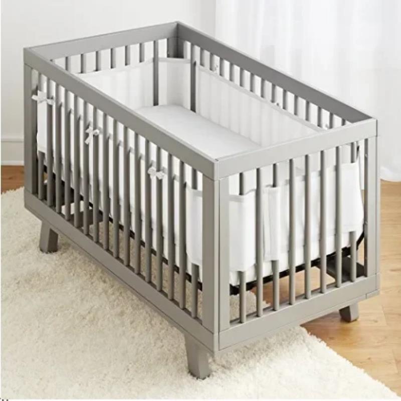 Breathable 4-Panel Baby Cot Me - Baby Nursery Panelling recension och pris