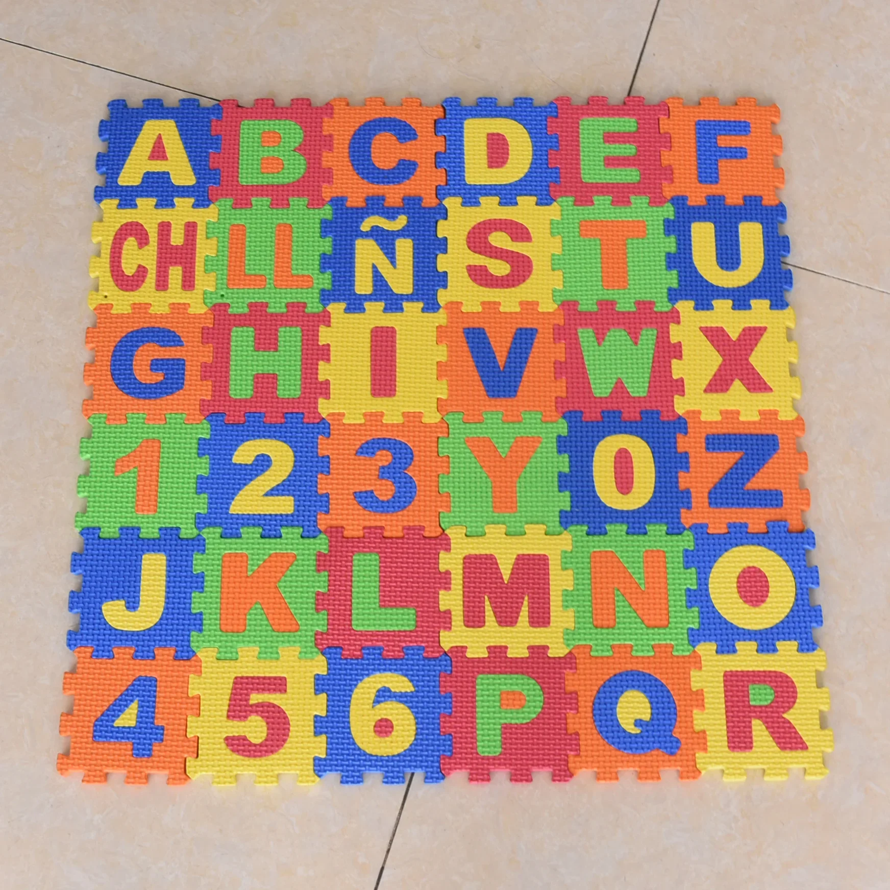 Play Mats 36pcs 9cm Number Alp - Baby Nursery Pillow recension och pris