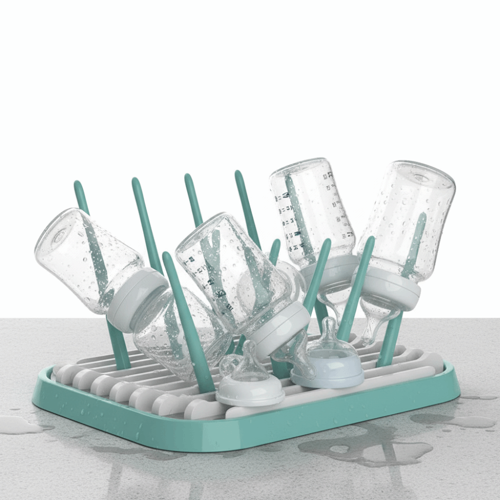 Foldable Baby Bottle Drying Ra - Baby Nursery Essentials recension och pris