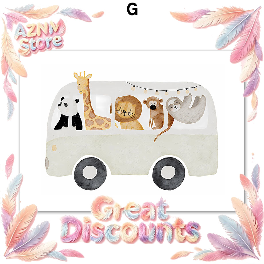 Boho Animals Friend Elephant R - Baby Nursery Art recension och pris