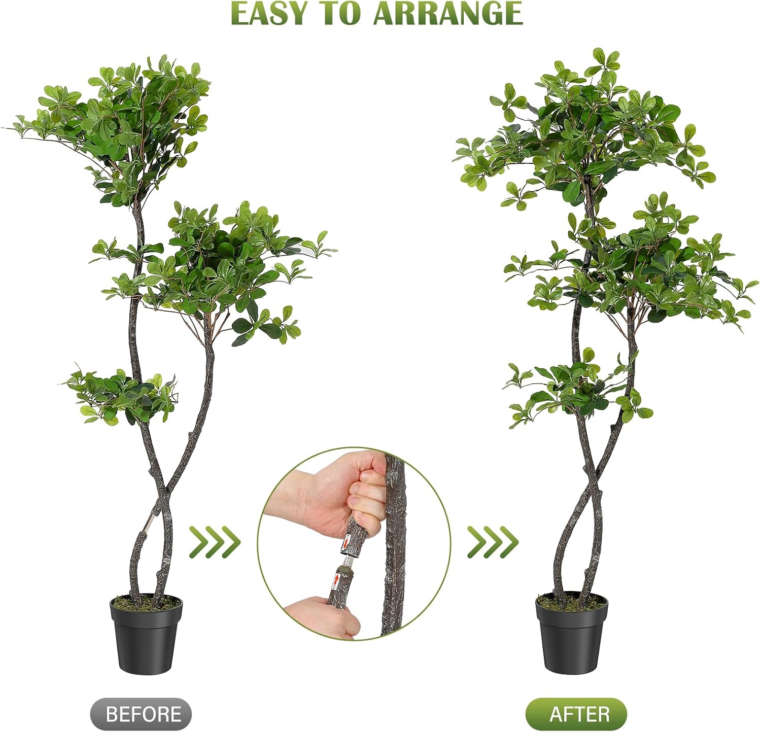 Artificial Plants Indoor, 5/6  - Baby Nursery Artwork recension och pris