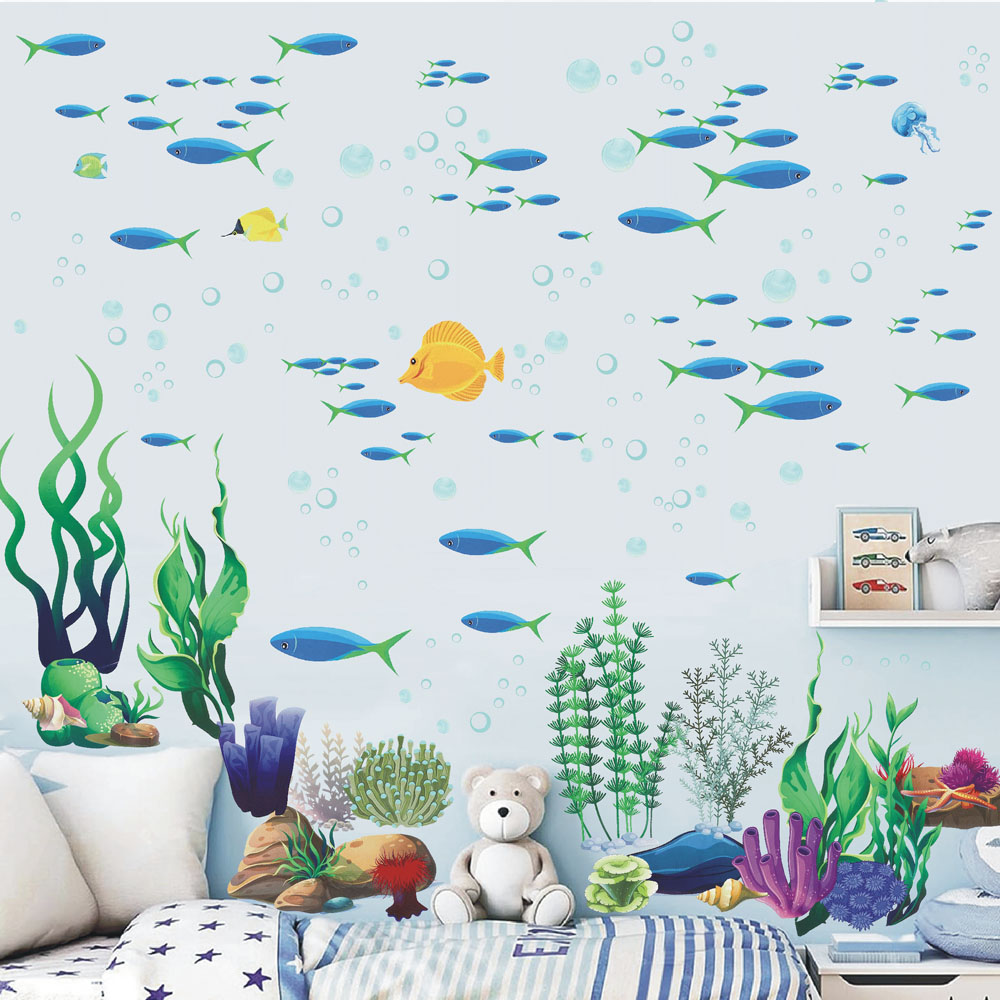 Under The Sea Fish Seaweed Wal - Baby Nursery Under The Sea recension och pris