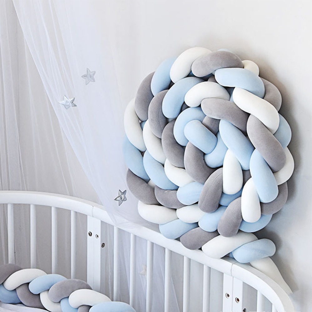 Baby Crib Bumper Handmade Cot  - Baby Nursery Pillow recension och pris