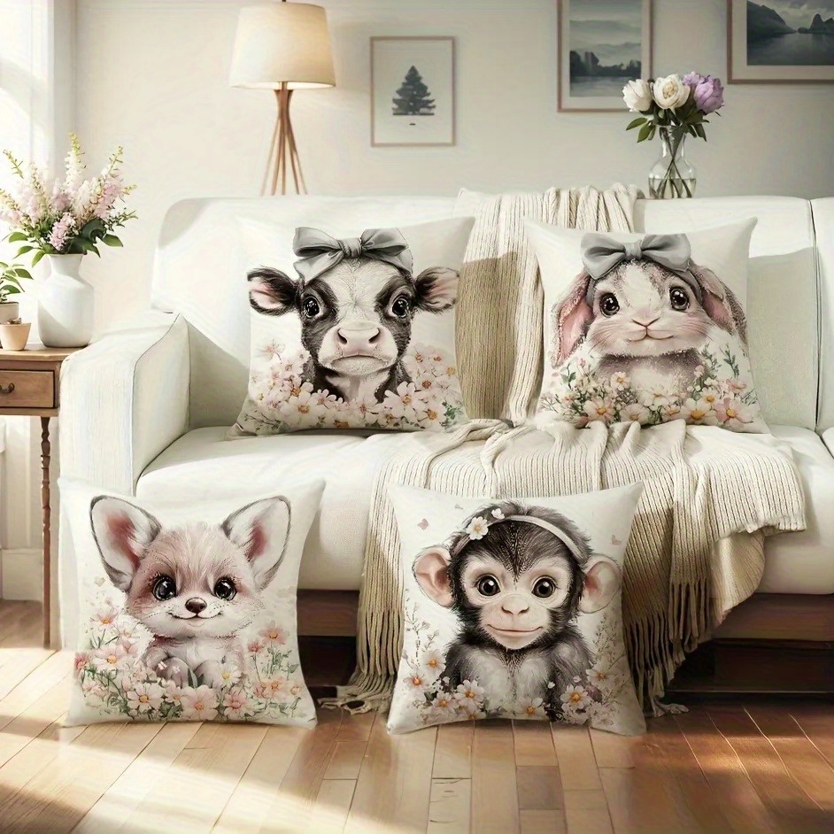 Cute Baby Farm Animal Throw Pi - Baby Nursery Pillow recension och pris