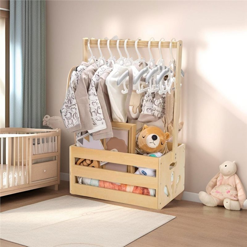 ABFU-Wooden Baby Shower Gift B - Baby Nursery Closet recension och pris