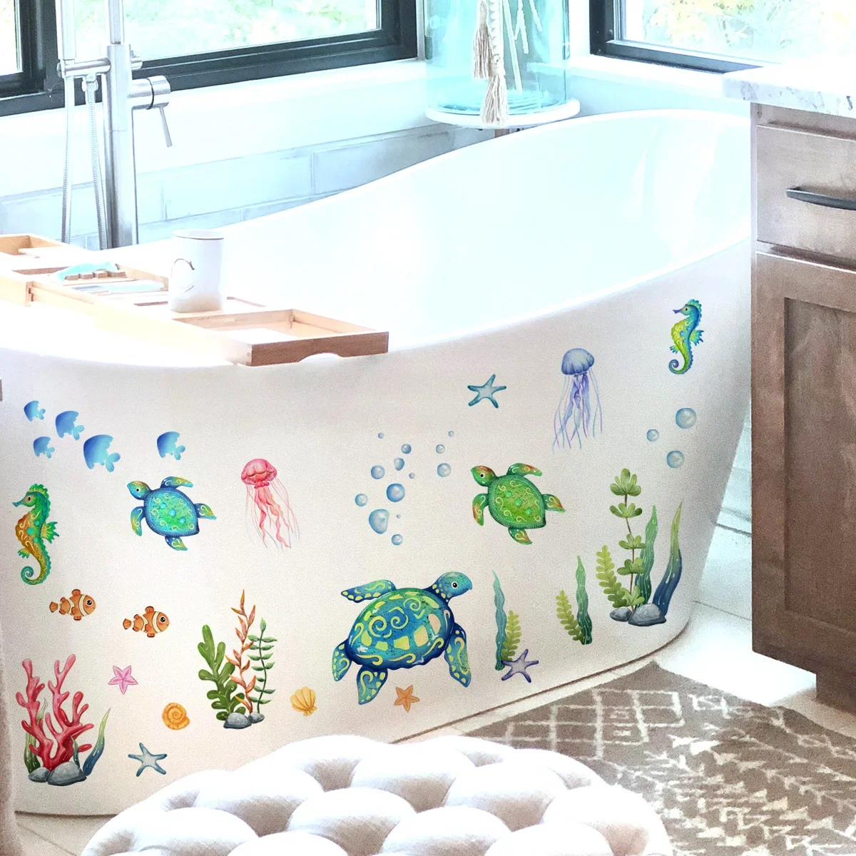 Ocean Wall Decals Under The Se - Baby Nursery Under The Sea recension och pris