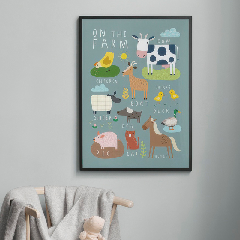 Under The Sea Print On The Far - Baby Nursery Under The Sea recension och pris