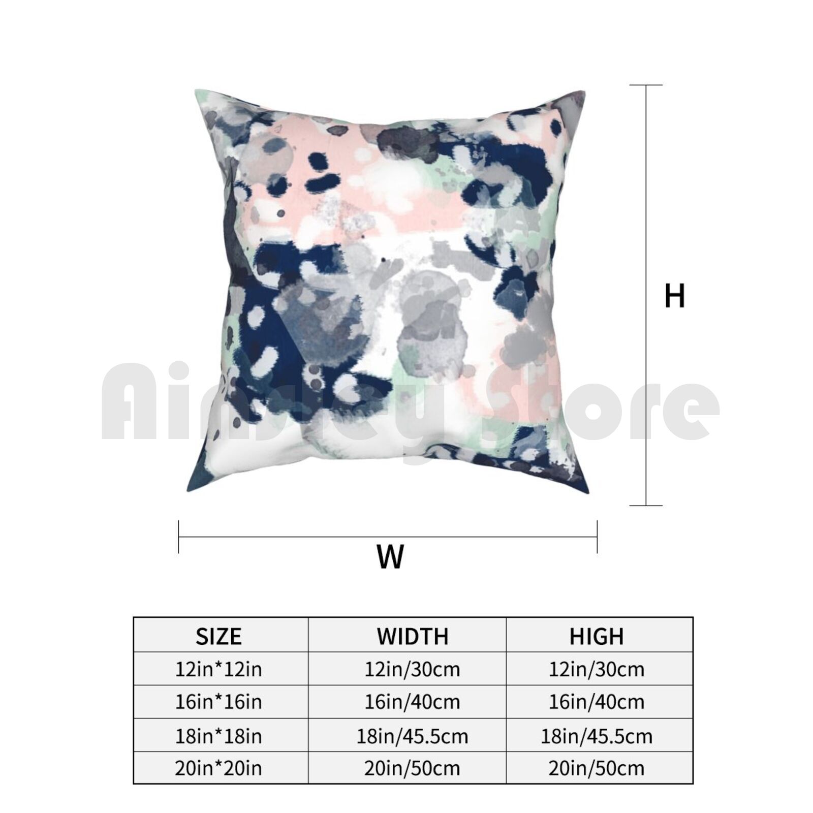 Melia-Abstract Minimal Paintin - Baby Nursery Pillow recension och pris