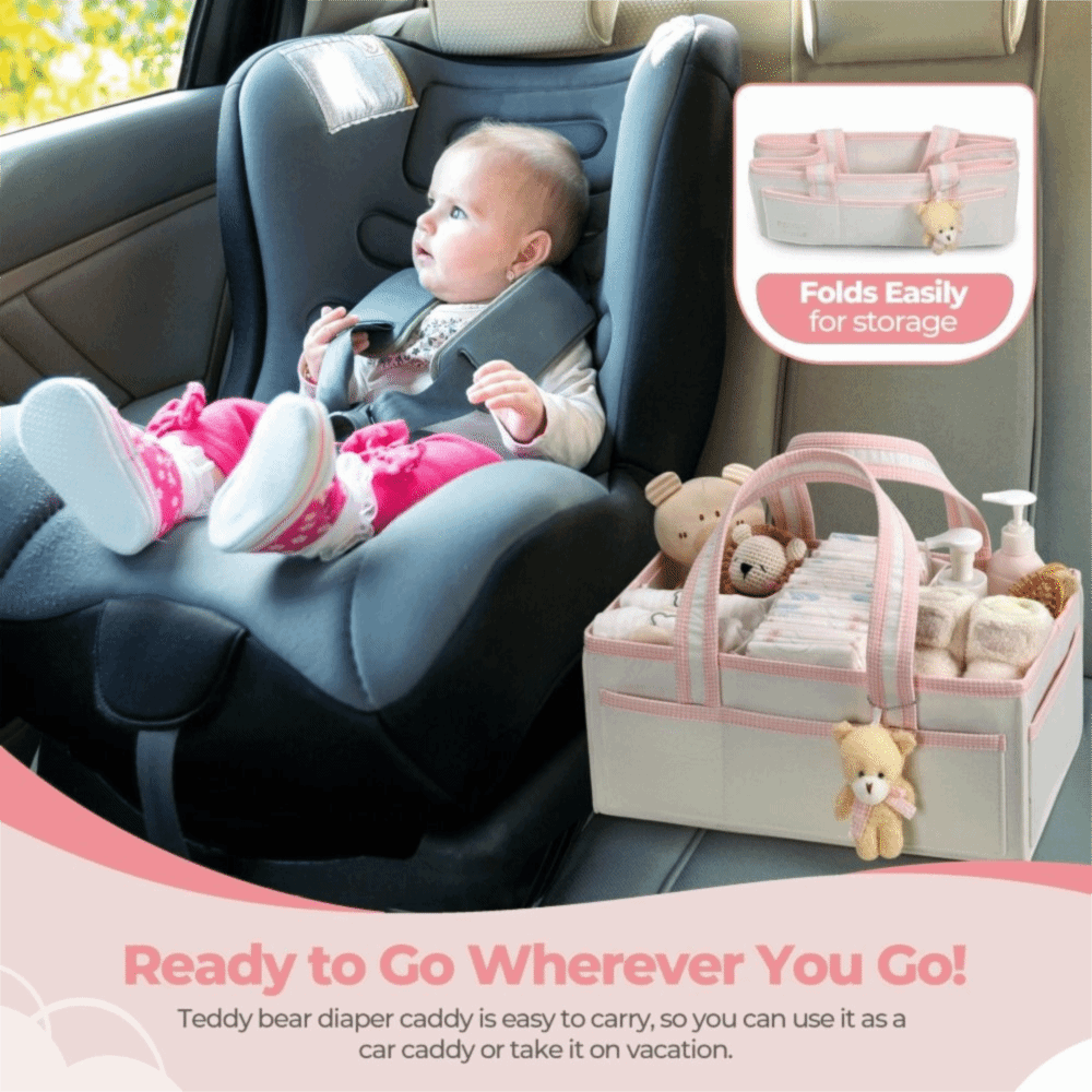 Felt Baby Diaper Caddy Organiz - Baby Nursery Essentials recension och pris