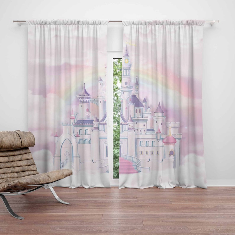 Princess Castle Nursery Curtai - Baby Nursery Curtains recension och pris