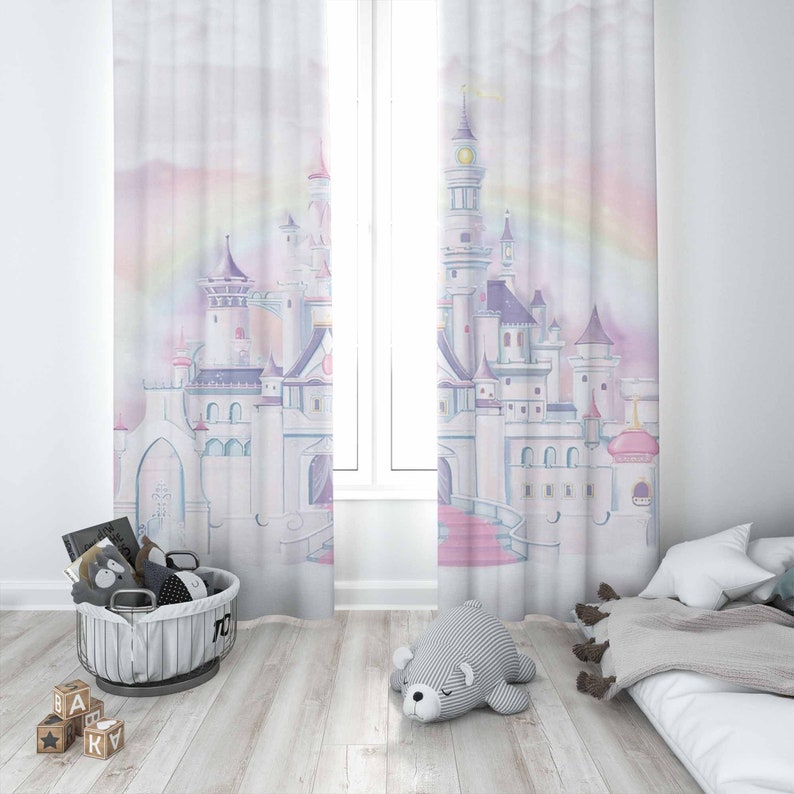 Princess Castle Nursery Curtai - Baby Nursery Curtains recension och pris