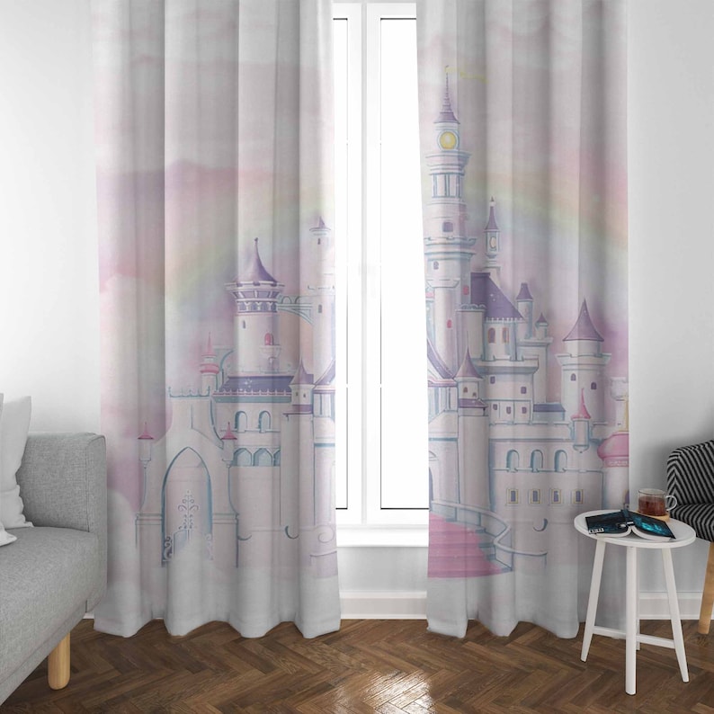 Princess Castle Nursery Curtai - Baby Nursery Curtains recension och pris