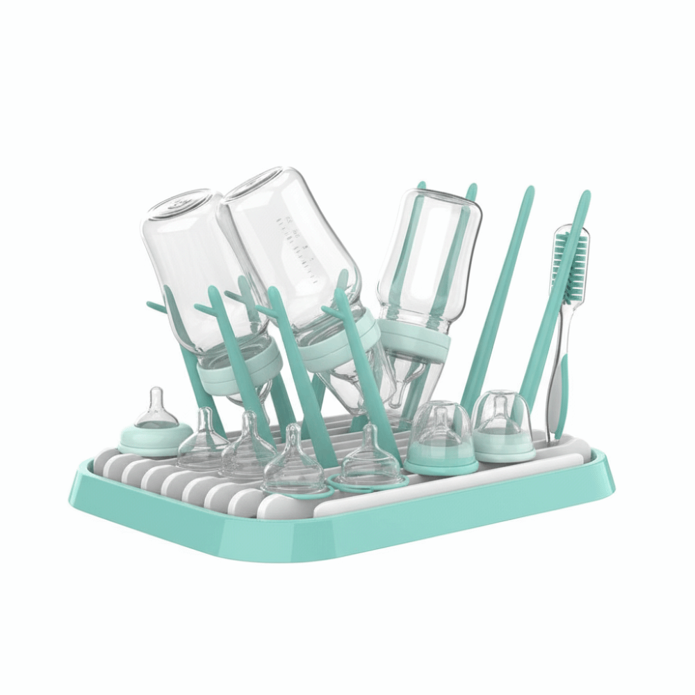 Foldable Baby Bottle Drying Ra - Baby Nursery Essentials recension och pris