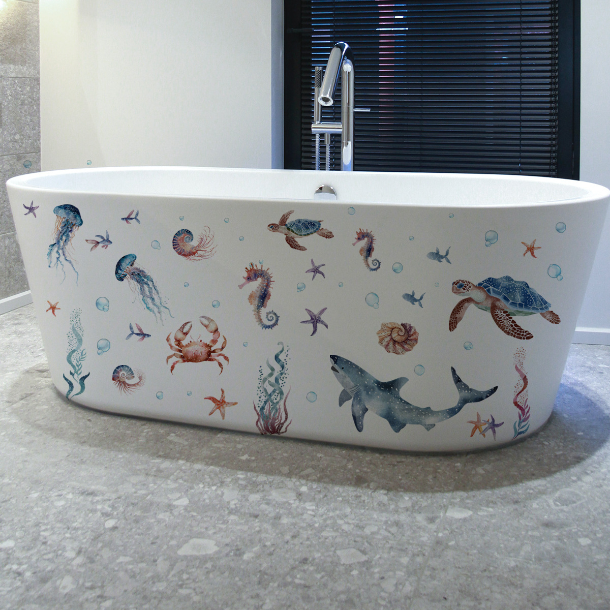 Under The Sea Marine Life Wall - Baby Nursery Under The Sea recension och pris