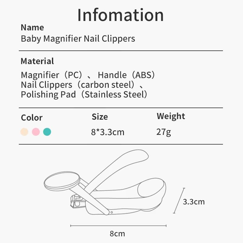 Baby Nail Clippers with Magnif - Baby Nursery Unit recension och pris