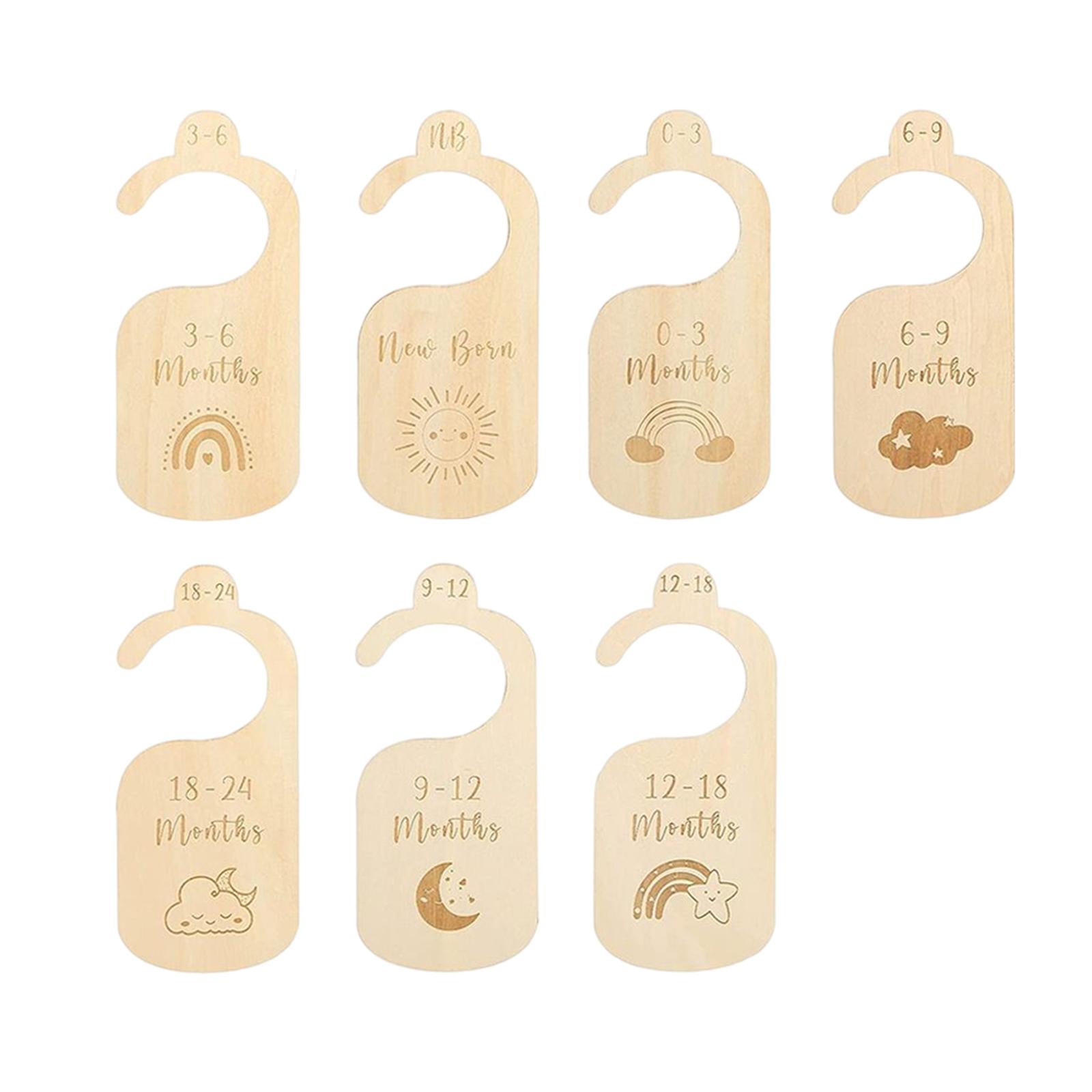 7x Newborn Baby Clothes Divide - Baby Nursery Closet recension och pris