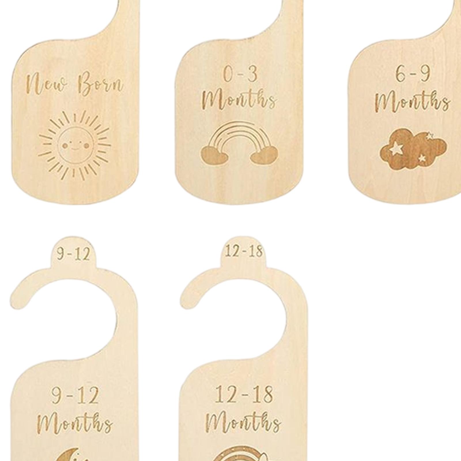 7x Newborn Baby Clothes Divide - Baby Nursery Closet recension och pris